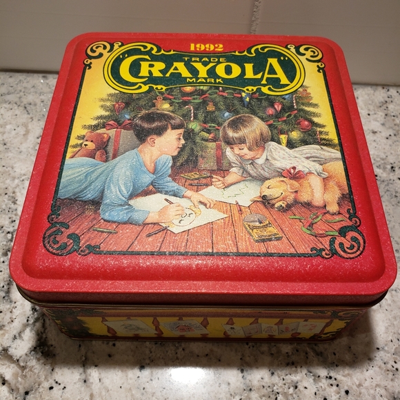 Crayola crayon 1992 collectable tin can. - Picture 1 of 7